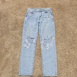 American Eagle Super High-rise Ankle Straight Jeans